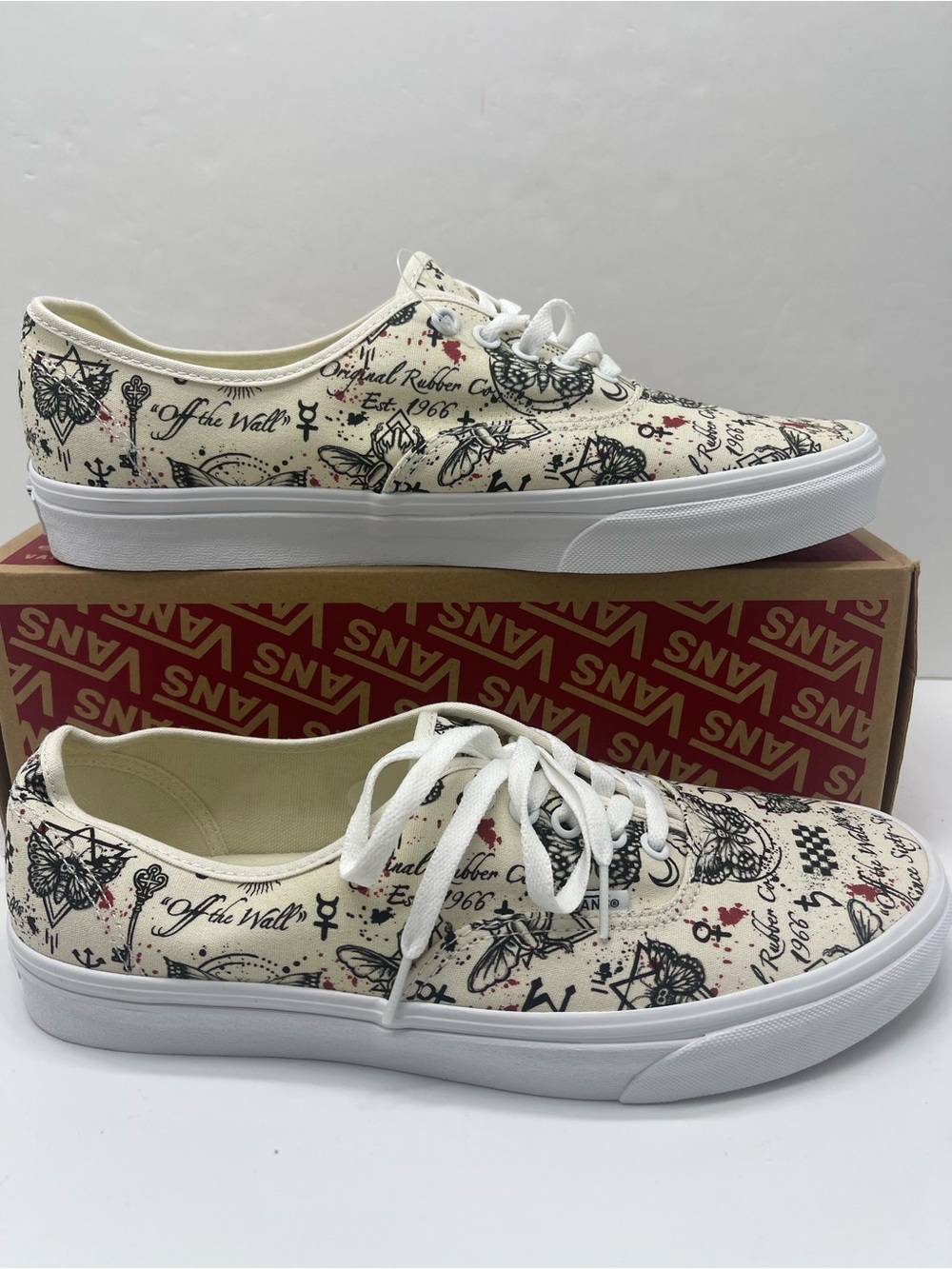 Vans Men’s Autentic Butterfly Journal Marshmallow 
VN0A5KS9KIG Sneakers
 Tattoo